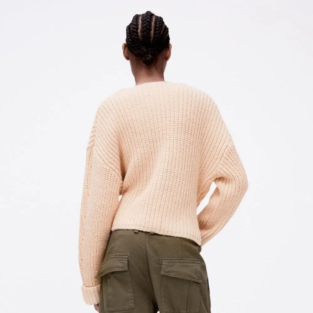 ZARA TIED WRAP CARDIGAN - Picture 5 of 9